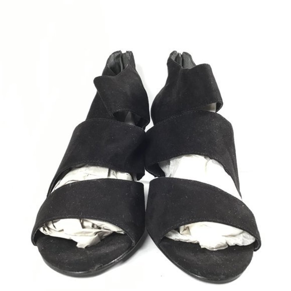 Nine West Open Toe Bootie Black Size 9 - image 4